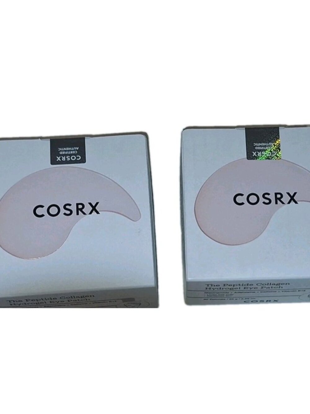 COSRX Peptide Collagen Hydrogel Eye Patch, 60 Patches, Anti-Aging Lot Of TWO